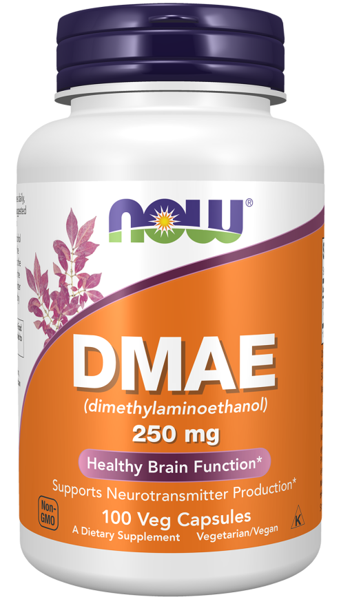 NOW Foods DMAE 250 mg 100 Veg Capsules