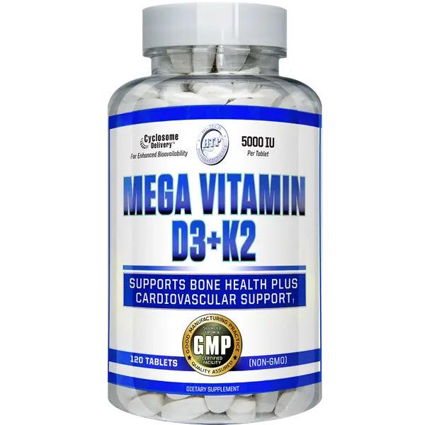 Hi-Tech Pharmaceuticals Mega Vitamin D3 K2 100 Ct