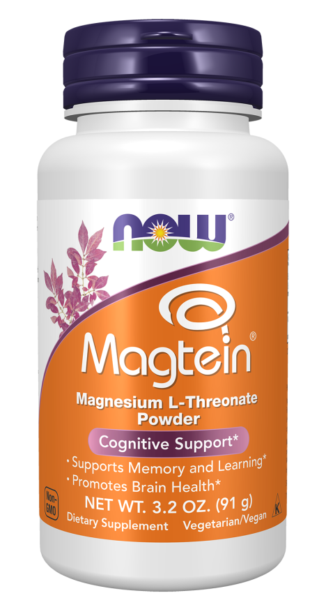 NOW Foods Magtein Powder 3.2 oz.