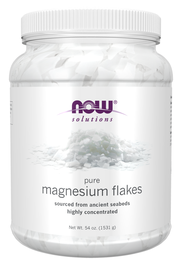 NOW Solutions Magnesium Flakes 54 oz (1531 g)