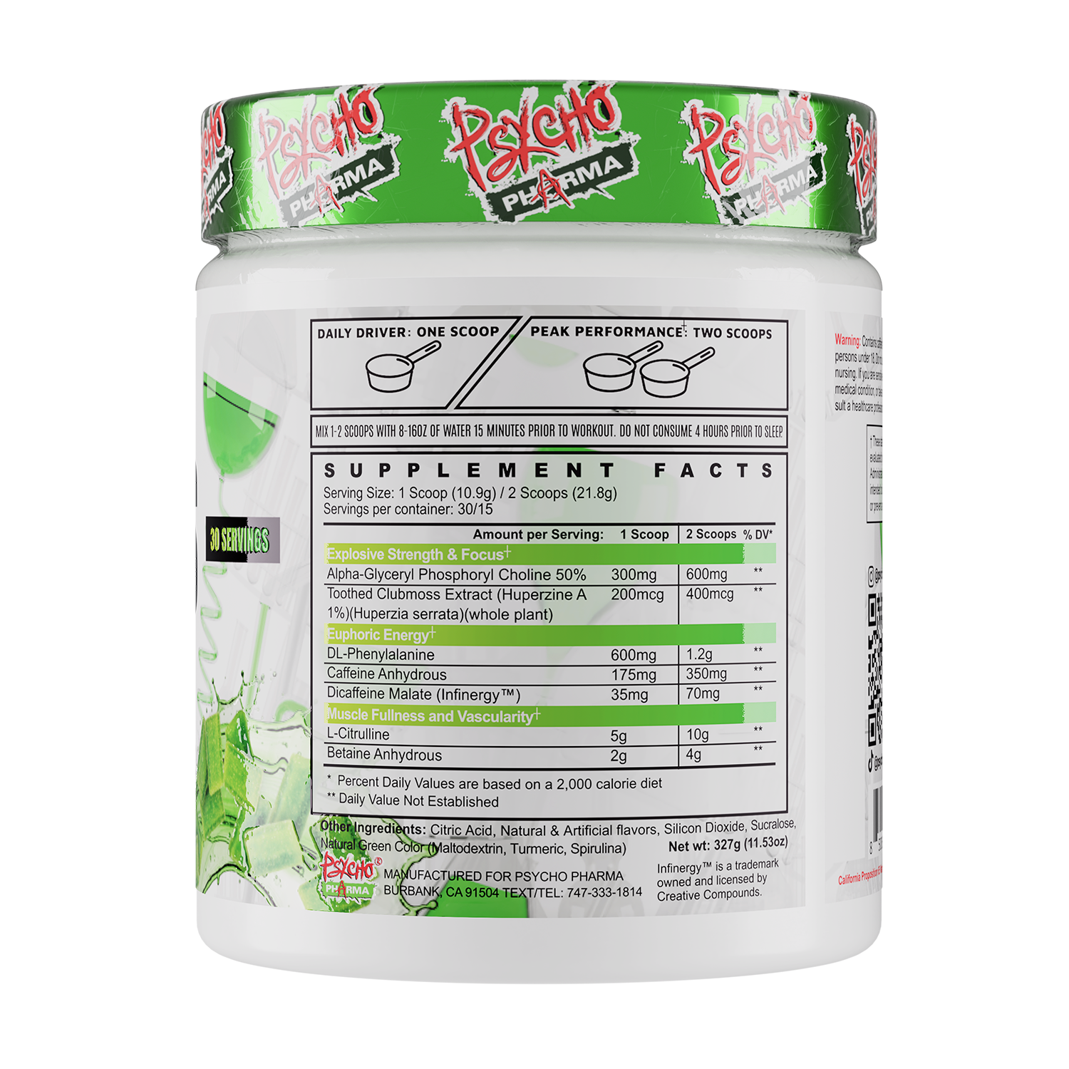 Psycho Pharma VITALS Pre-Workout - Image 2