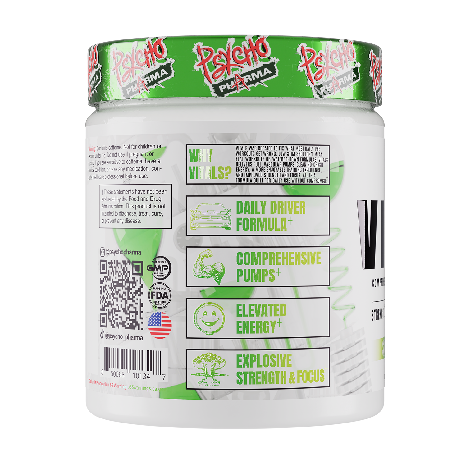 Psycho Pharma VITALS Pre-Workout - Image 3
