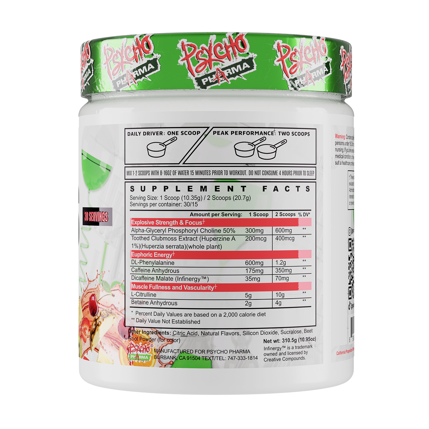 Psycho Pharma VITALS Pre-Workout - Image 4