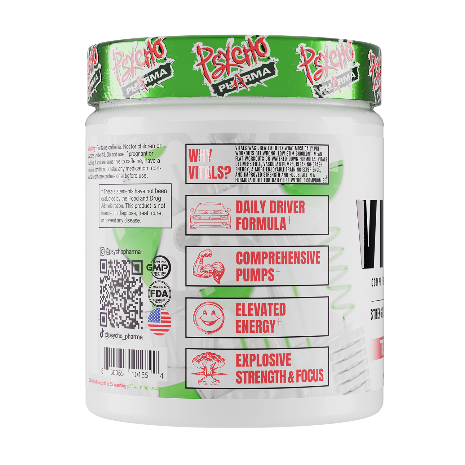 Psycho Pharma VITALS Pre-Workout - Image 5