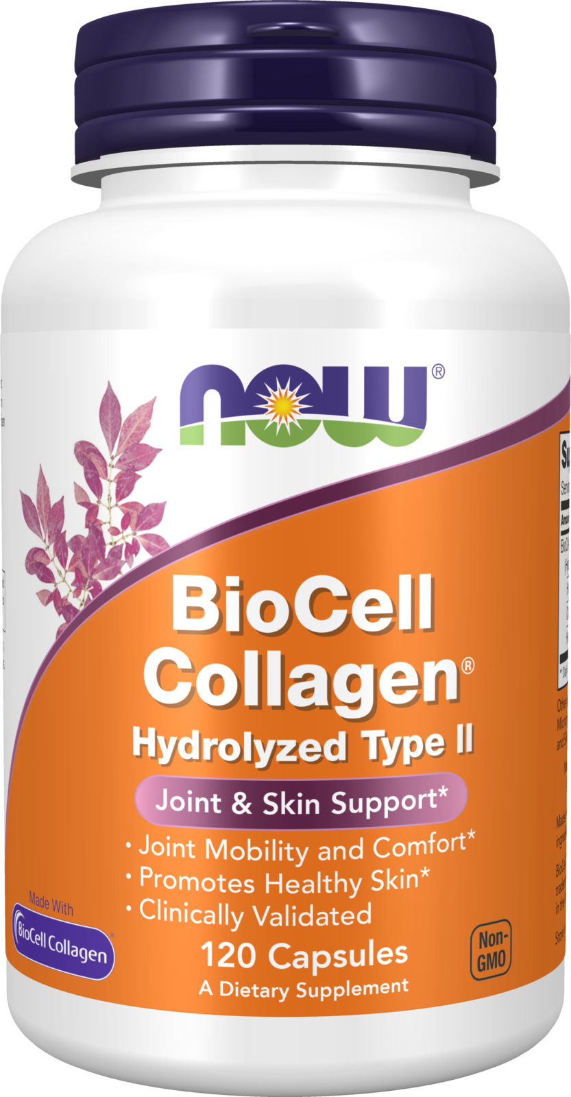 NOW Foods BioCell Collagen® Hydrolyzed Type II Capsules