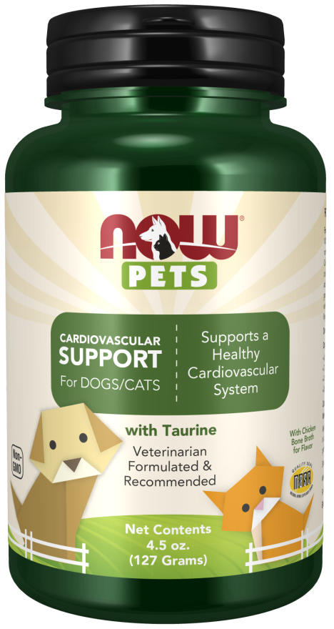 NOW Pets Cardiovascular Support for Dogs & Cats Powder 4.5 oz