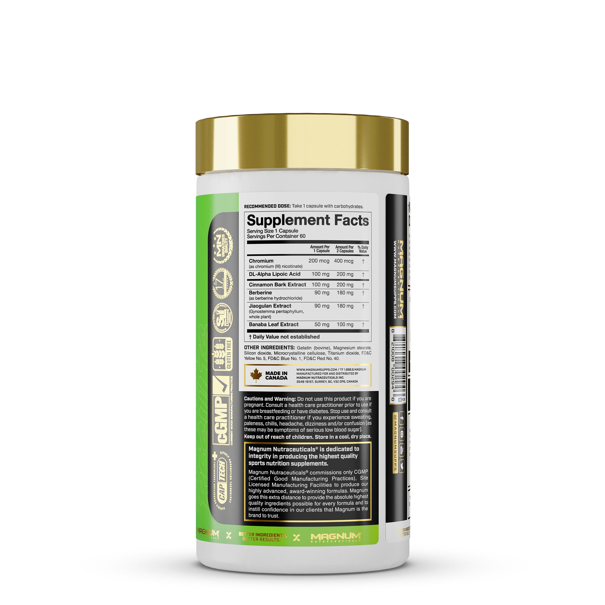 MAGNUM Nutraceuticals MIMIC - Natural GDA - 60 Capsules - Image 3