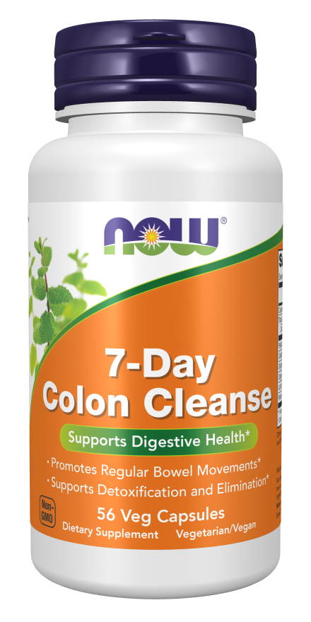NOW Foods 7-Day Colon Cleanse 56 Veg Capsules
