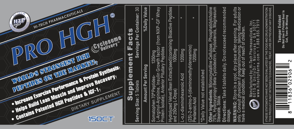 Hi-Tech Pharmaceuticals Pro HGH 150 Ct. - Image 2